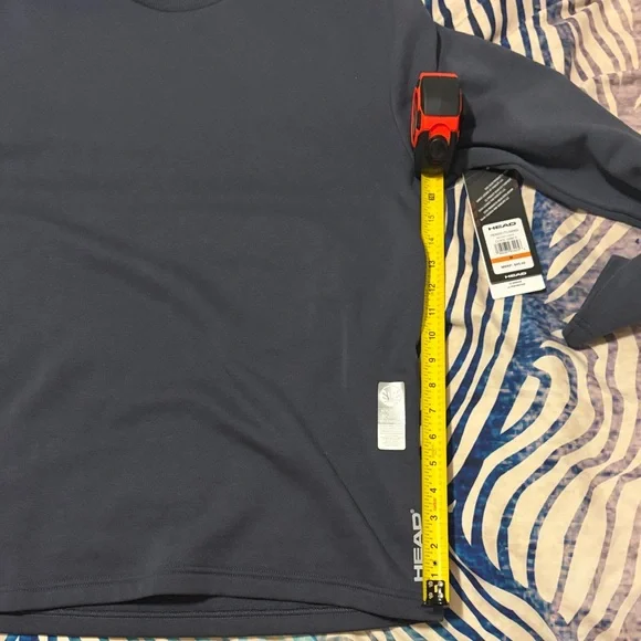 HEAD Men's Dark Blue Long Sleeve Tee - Picture 7 of 9